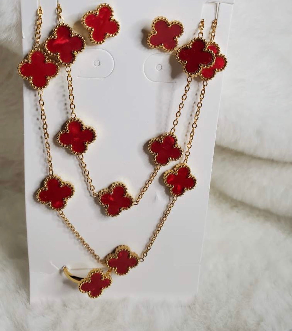 Red 4 piece set