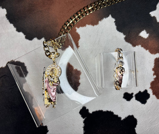 San Judas ROSE GOLD set